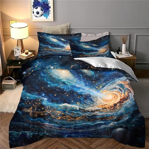 Parure de lit myrtilles 260x220 housse de couette microfibre 3D - 6