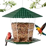 jealoeur bird feeders for outdoors hanging bird feeder wild birds seed green b