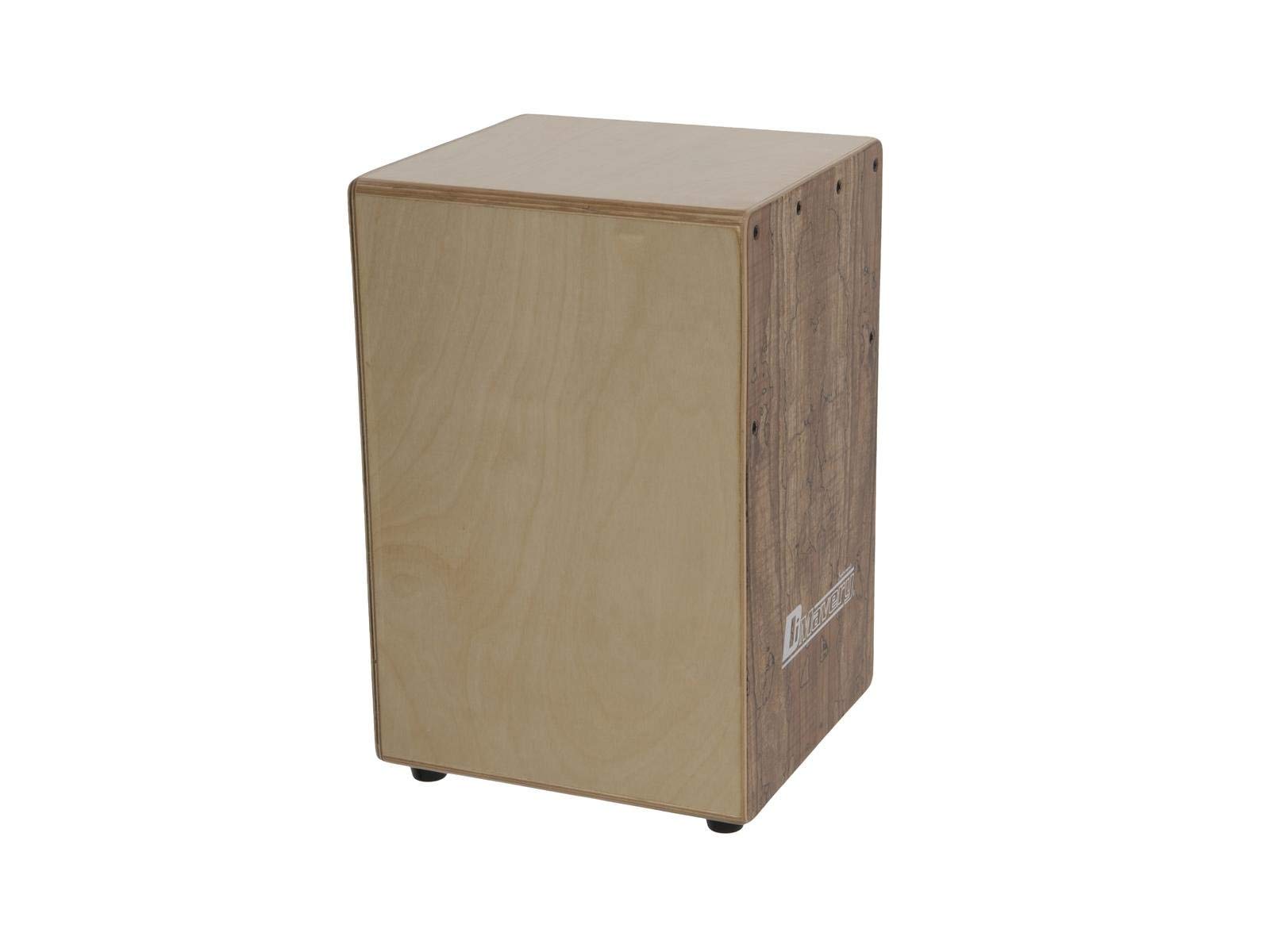 DIMAVERY CJ-580 Junior Cajon mit Schlagfläche aus gestocktem Ahorn | Snareeffekt mit vier einstellbaren Saiten | Inkl. gepolsterter Tasche mit Schultergurt