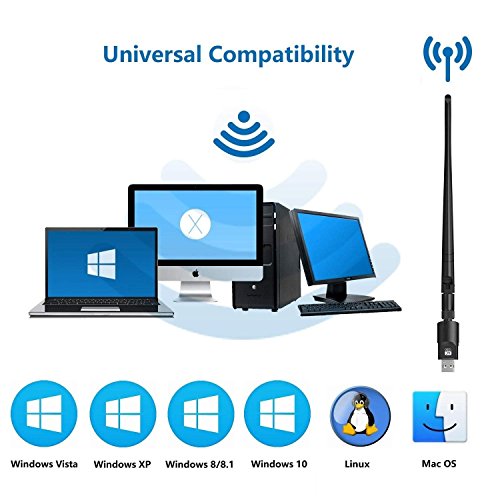 Redes, Wireless adaptador wifi pc escritorio Marca CARYWON (3)