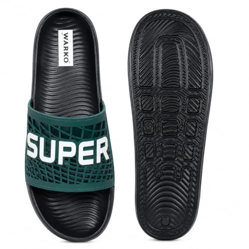Image of WARKO Slippers For Men | Stylish Chappal For Boys | Soft Cushioned EVA Slides Slipper | Casual FlipFlop Daily Wear Footwear | Indoor Outdoor Use
