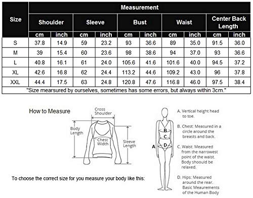 Hotouch Women Nightgown Long Sleeve Cute Print Sleepshirts Soft Knee Length Pajama Sleepwear #TOP5