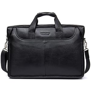 BOSTANTEN Leather Briefcase Handbag Messenger Business Bags for Men