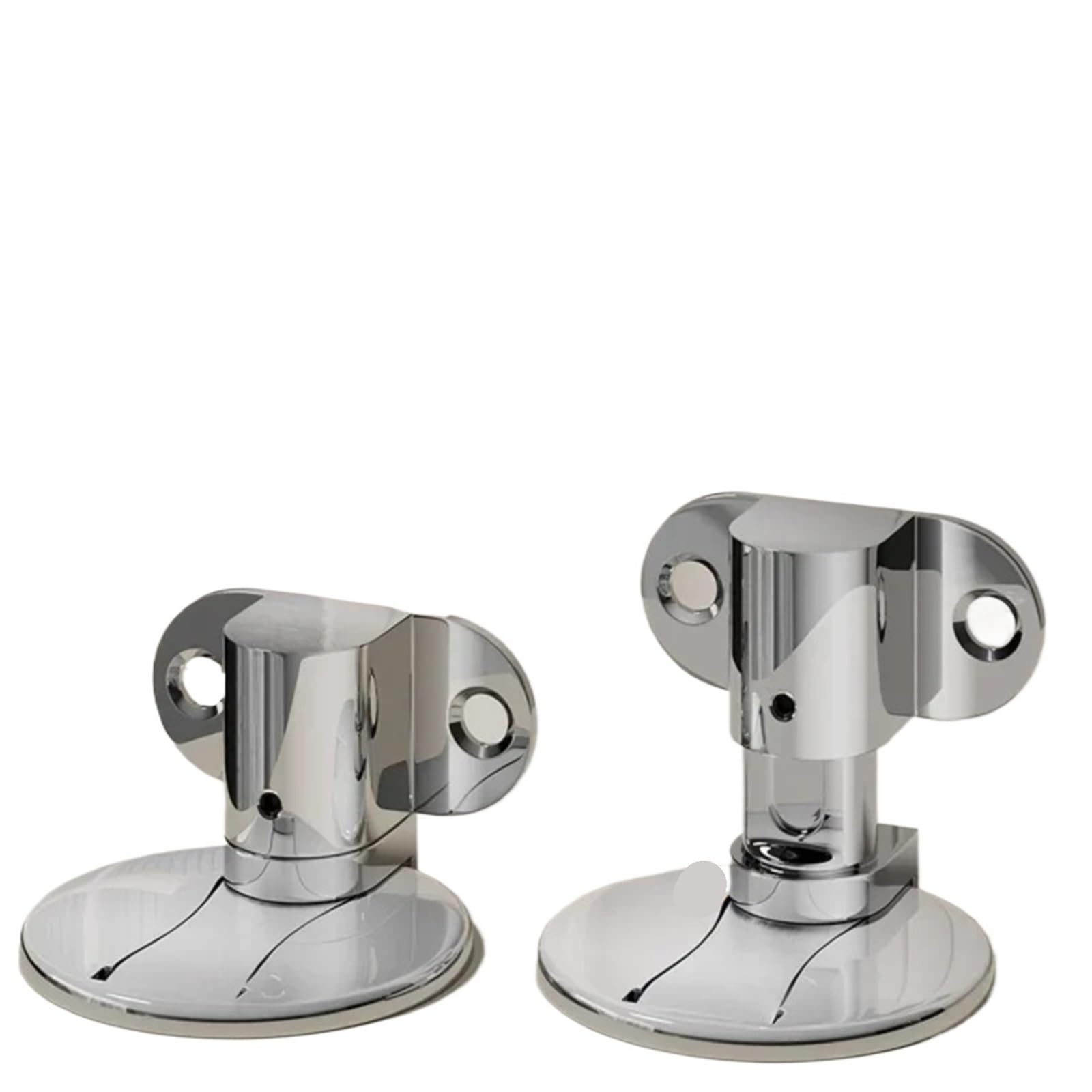 1pcs Stainless Steel Anti-Collision Door Suction Adjustable No Punching(Ancient Red)