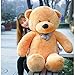 LDGGS140Cm a 200Cm Barato Gigante sin Relleno Oso de Peluche vacío Abrigo de Piel de Oso Suave Piel Grande Shell Juguetes de Peluche semiacabados Muñeca de niño Suave
