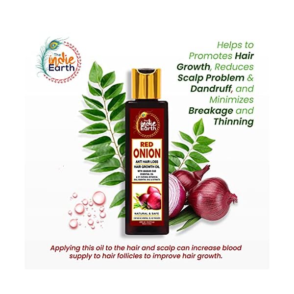 THE-INDIE-EARTH-RED-ONION-ANTI-HAIR-LOSS-HAIR-GROWTH-OIL-WITH-PURE-ARGAN-JOJOBA-ROSEMARY-BLACK-SEED-OIL-IN-PUREST-FORM-VERY-EFFECTIVELY-CONTROL-HAIR-LOSS-PROMOTES-HAIR-GROWTH-200ml THE INDIE EARTH RED ONION ANTI HAIR LOSS & HAIR GROWTH OIL WITH PURE ARGAN, JOJOBA, ROSEMARY, BLACK SEED OIL IN PUREST FORM VERY EFFECTIVELY CONTROL HAIR LOSS, PROMOTES HAIR GROWTH 200ml