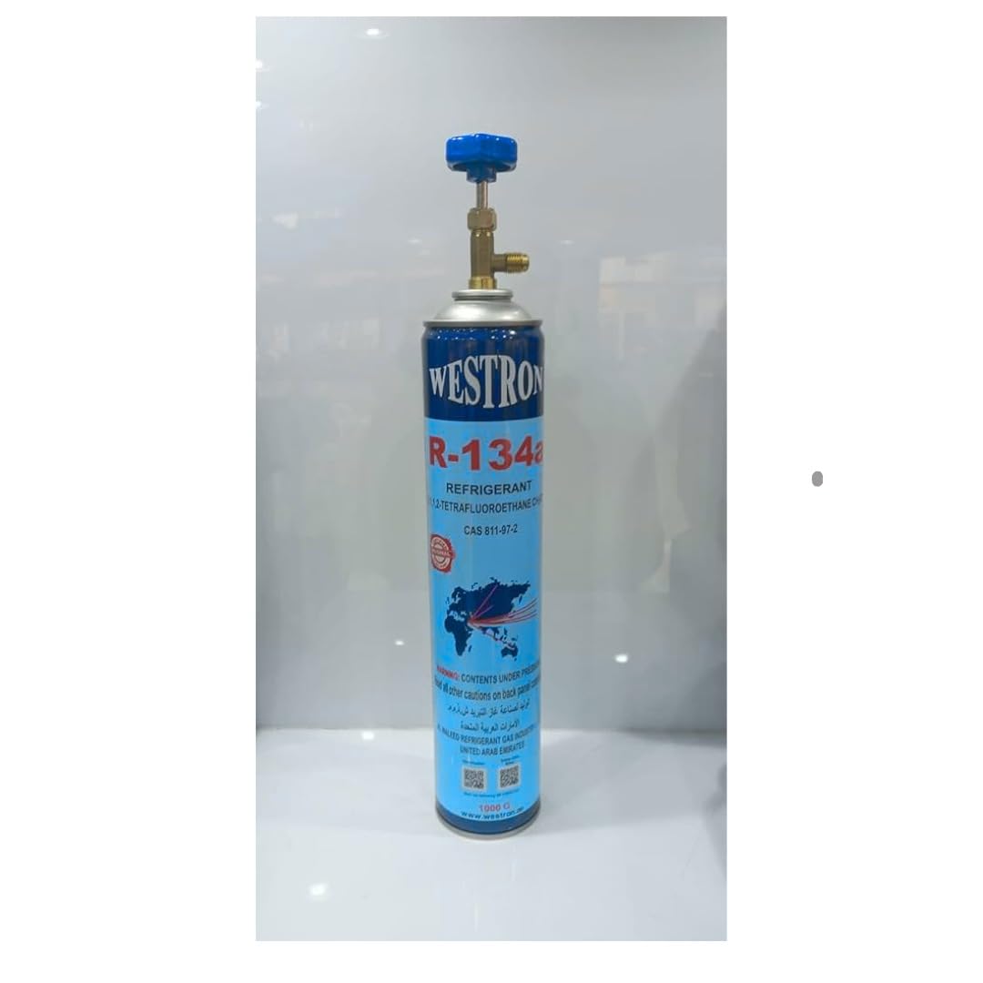 R134a West.ron Car AC Refrigerant Gas 1kg Can With Valve