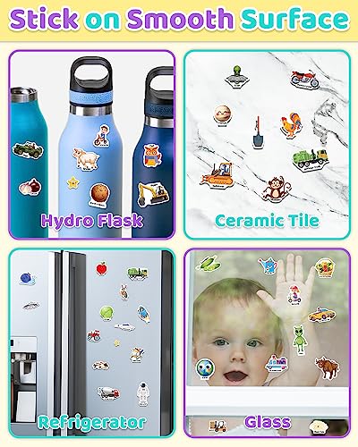 Benresive Reusable Sticker Books for Kids 2-4, 3 Sets Sticker Books for Toddlers 1-3, Toddler Sticke