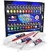 Acrylic Paint Set - 24 X 12ml Tubes, 3 Free Brushes And Palette | Rich Pigment, Non-Toxic | Painting on Canvas, Wood, Ceramic, Fabric | Perfect Paints For Kids, Beginners And Professionals | Decospark
