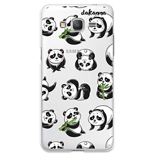 dakanna Coque pour [Samsung Galaxy Grand Prime] en Silicone Souple, Design [Panda] Étui Housse en...