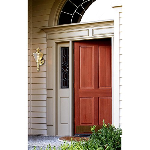 Westinghouse Lighting 6696400 One-Light Wall Lantern,Polished Brass #TOP2