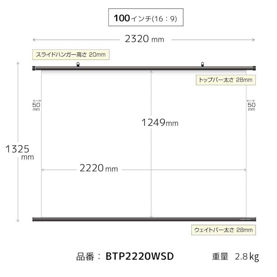 Amazon.co.jp: シアターハウス プロジェクター スクリーン