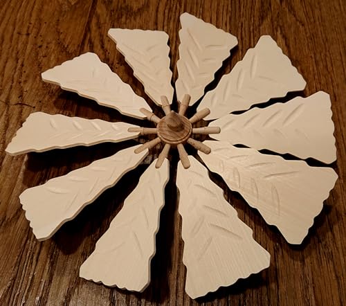 Kunststube Marienberg - Flügelrad für Pyramide, 30cm Durchmesser,...