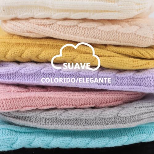 Gorro de punto para bebé XIAOHAWANG que protege sin causar rozaduras 6