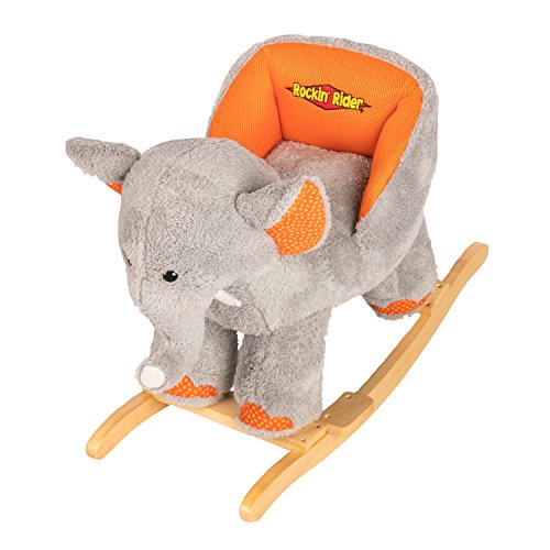Rockin' Rider Ernie The Elephant Baby Rocker, Orange, Large #TOP4