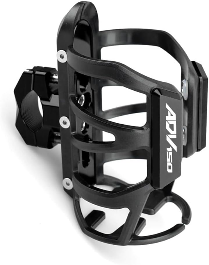 for Hon&da ADV150 ADV160 ADV350 Motorcycle Beverage Water Bottle Cage Drink Coffee Cup Holder Wate Drink Cup Holder Drink Holder(Black)