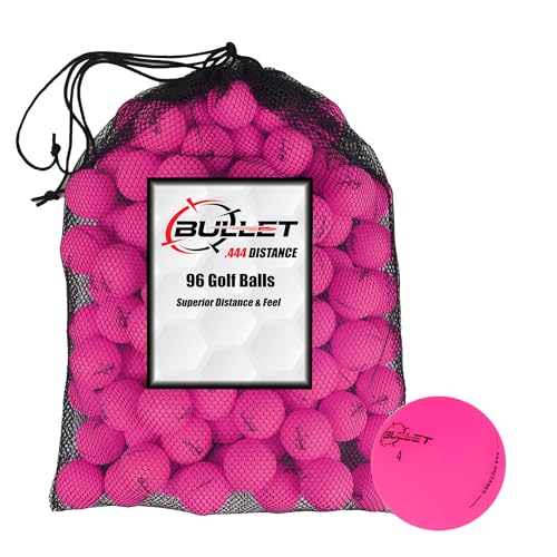 Bullet .444 Distance Matte Colored Golf Balls [96-Ball]