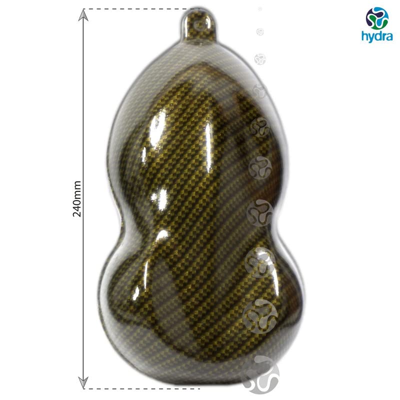 Film Hydrographique Fibre De Carbone HFC-099 - Feuille Water Transfer Printing 50cm X 400cm Avec Activateur, Kit Hydrographics Premium