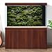 Rock Wall Aquarium Background Inner Wall Adorned with Lush Green Moss Fish Tank Background Stone Rock Wall Reptile Tank Background Moss with Stone Wall Reptile Habitat Terrarium Background 36x18in