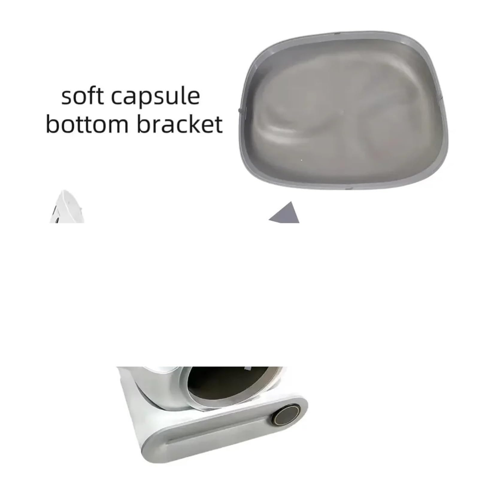 Generico Tappetino Capsula Inferiore in Silicone per lettiera Auto
