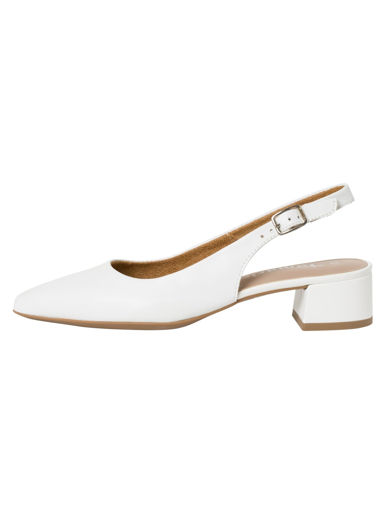 Tamaris Damen Sling Pump mit Blockabsatz Leder – Bild 5