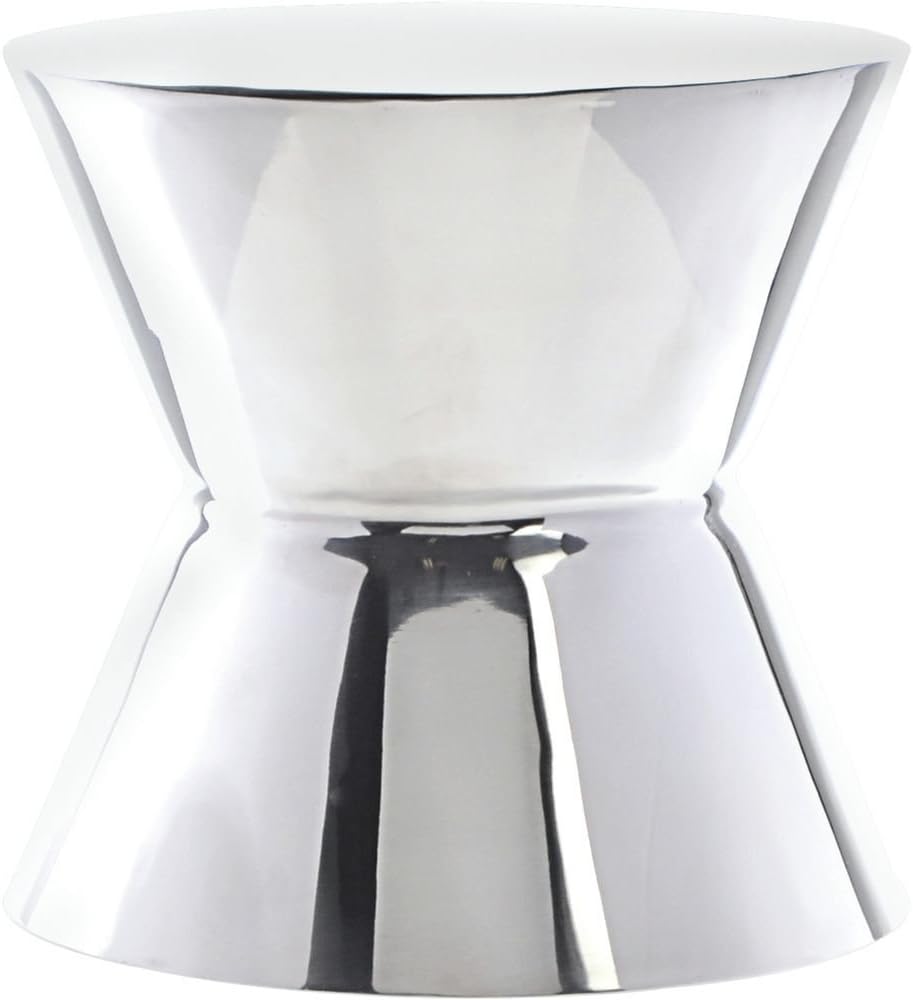 HUBERT Pedestal Display Riser Stainless Steel - 8" Dia x 7 1/2" H