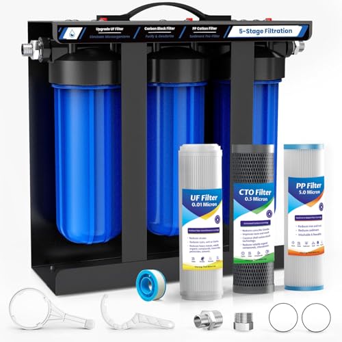 Rv Water Filter System5-stage Water Filtration For Rvs And Campers 0.01 Micro...