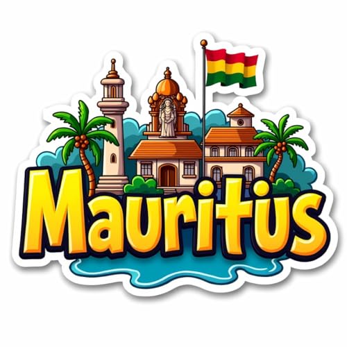 Image of Zesta Wooden Fridge Magnets Set | Refrigerator Decor Magnets for Kitchen | India Souvenir Fridge Magnet Collection | Wooden Magnet for Fridge Door Decoration (Mauritius)