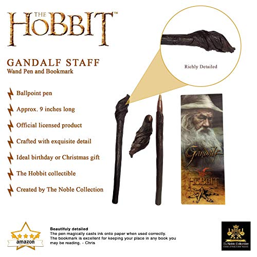 The Hobbit - Gandalf Staff Pen And Lenticular 3D Bookmark #TOP2