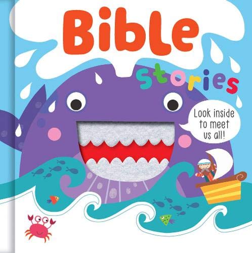 Bible Stories (Board Book) - Touch and Feel Features, Perfect Gift for a Christening, Baptism, New Baby and More