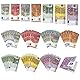 280 Blätter Spielgeld Euro Scheine，Falschgeld 7 Stückelungen (5/10/20/50/100/200/500) ，Fake Geld mit Portemonnaie，Für Lern-, Rollenspiel- und Spielzwecke