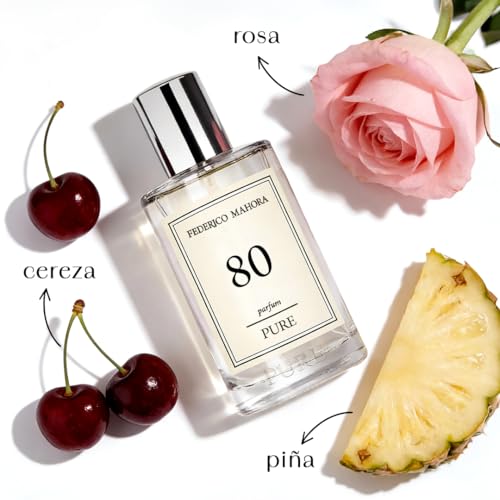 Pure 80 Women’s Perfume 50 ml | Sweet Gourmand Fragrance | Strawberry Sorbet, Cherry & Vanilla | 20% Essence | Addictive & Elegant - Image 3