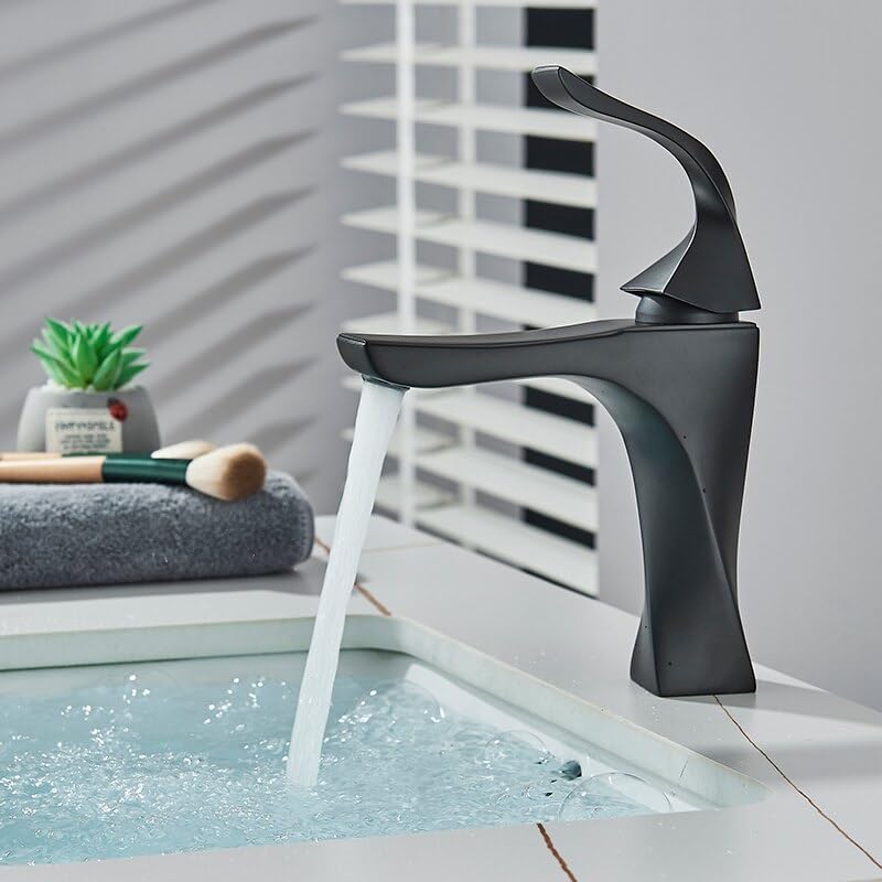 Mélangeur lavabo grue pour salle de bain moderne et épurée