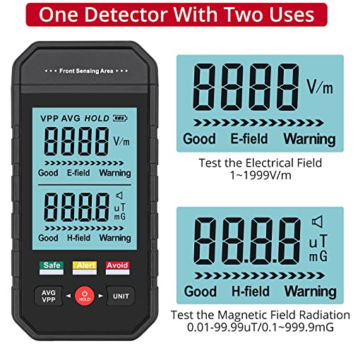 XUNTOP Misuratore EMF Rilevatore Digitale di