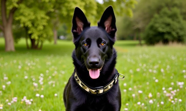 BUDDYPACK-Hundehalsband Extra-Breit & Weich mit Neopren-Polster für Kleine und Große Hunde (Khaki-Creme-Schwarz, XS)