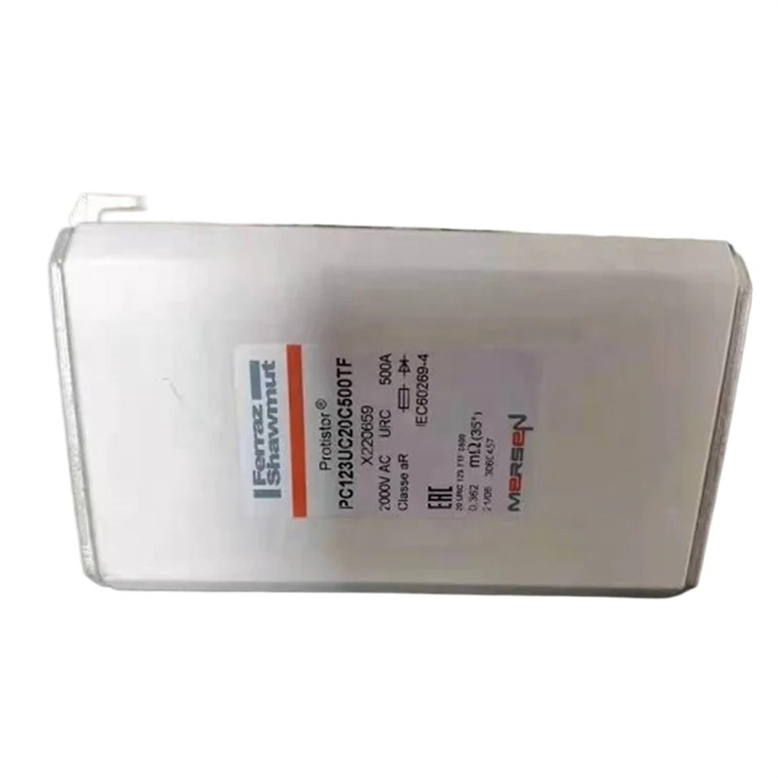 Fusibile 500A 2000V PC123UC20C500TF X220659 20URC123TTF0500 Fusibile Termico in Ceramica