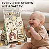 Lehoo Castle Wooden Baby Walker, Adjustable Speed Montessori Walker with Activity Center for Boys Girls, Baby Push Walker Toys for 1 Year Old Learning to Walk #5