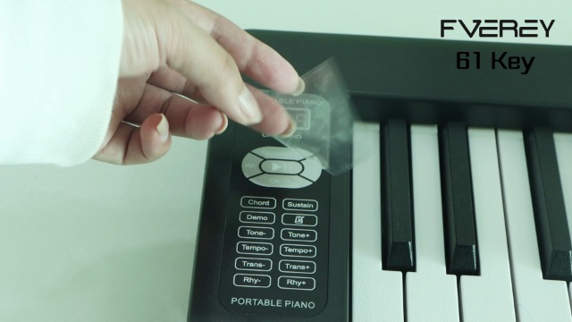 Amazon.com: FVEREY Foldable Piano Keyboard, 61 Keys Semi Weighted