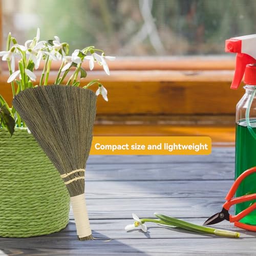 Reisstrohbesen, Klein Strohbesen Strohfeger Besen Feger, Mini Strohbesen Reisigbesen, Mini Stroh Besen Kleinen Besen Feger Handbesen Autobesen Besen Handgemacht Für Wohnmöbel Auto