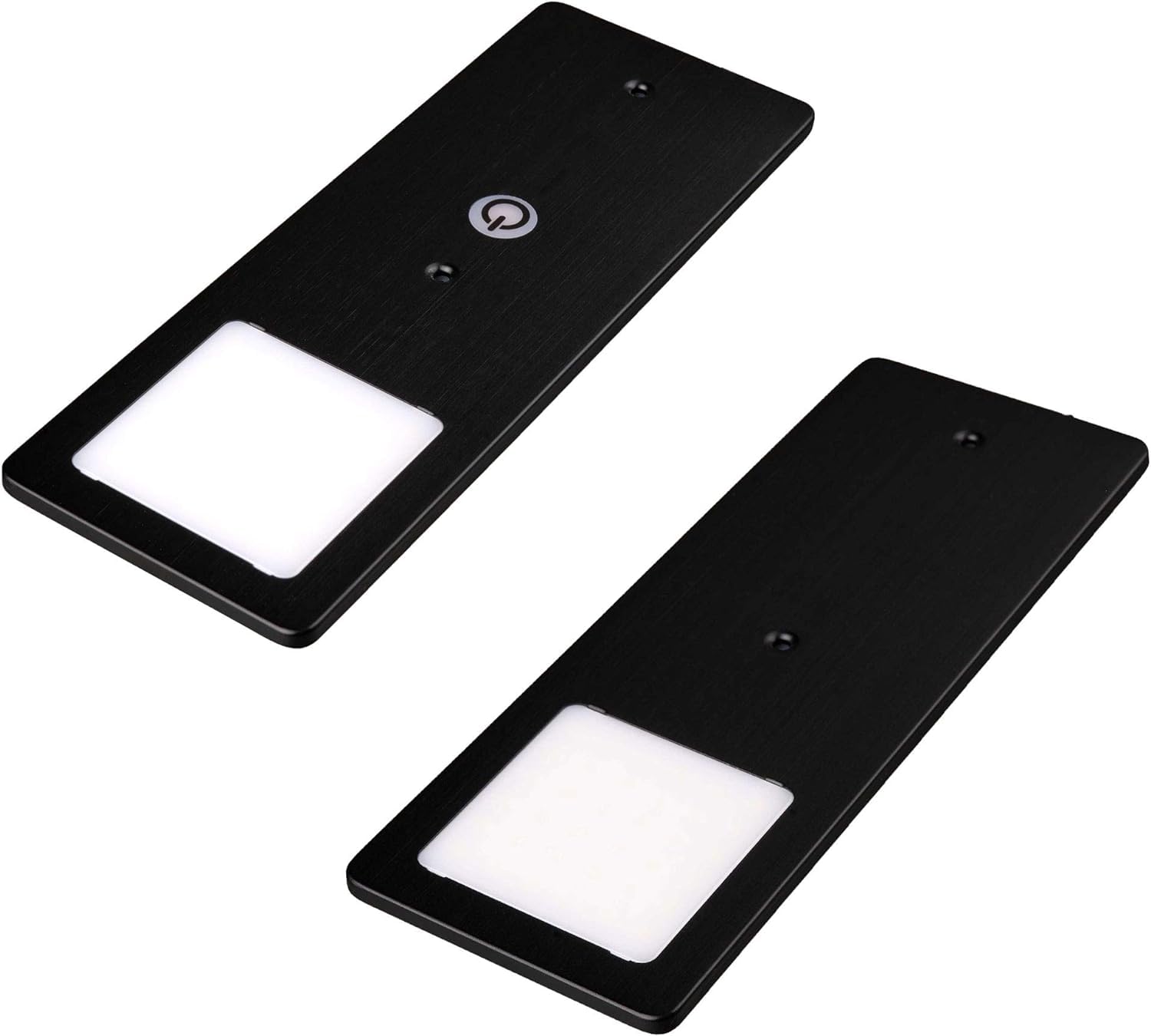 kalb | Faretto LED da incasso nero 5 W – molto piatto da cucina con funzione touch dimmer faretto da incasso faretto da incasso, a scelta: set da 2 pezzi bianco caldo