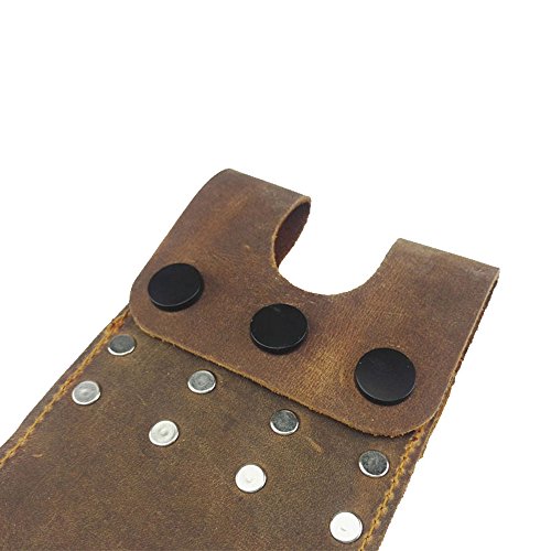 China Amier Archery Back Pocket Arrow Quiver Horse Leather Pocket Quiver For Holding 6 Pieces Arrows (Brown) #TOP2