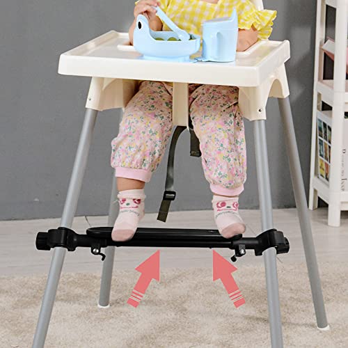 Image of Adjustable High Chair Footrest | Compatible for IKEA Antilop Baby Highchair, Compatible for Evenflo High Chair