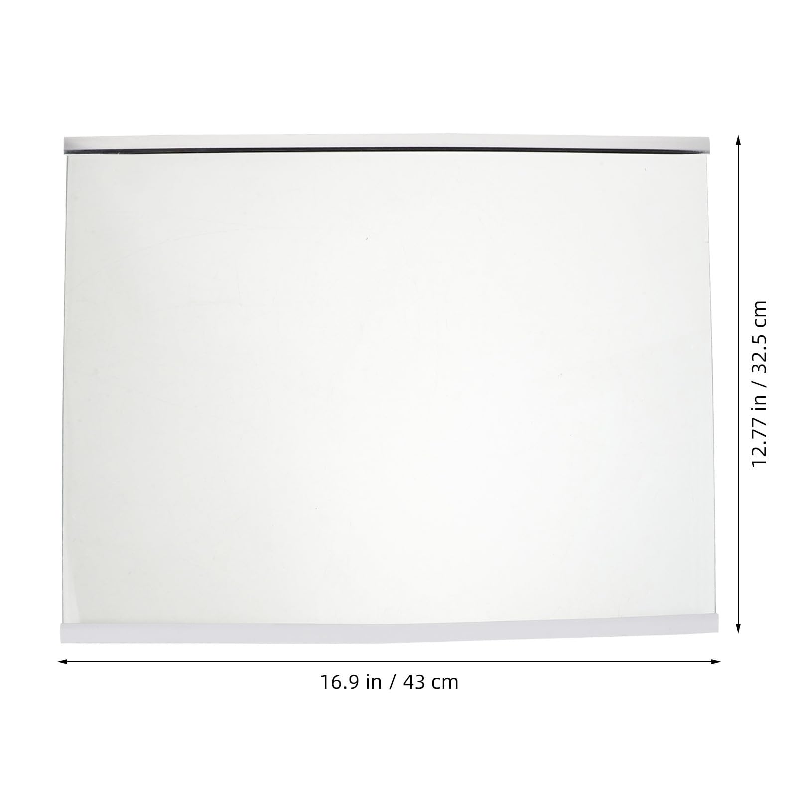 SHINEOFI Estante de Vidrio Templado para Refrigerador Capacidad de Carga Fuerte y Adaptación Versátil, Diseño Bordes Lisos para Uso en Cocina del Hogar