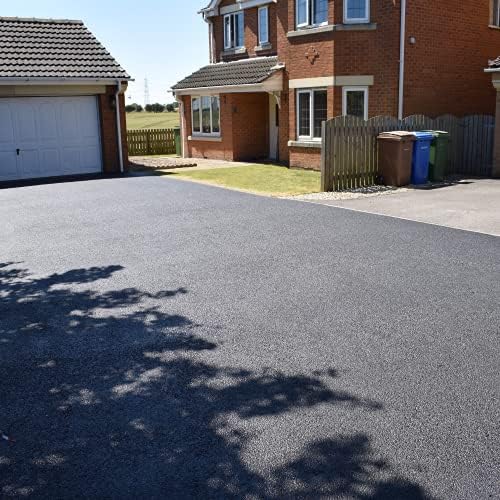 Resincoat Pro Tarmac & Concrete Driveway Paint, Restores Deep Black Finish, NOT Bitumen, Excellent Coverage & Durability (10Litre, Black)