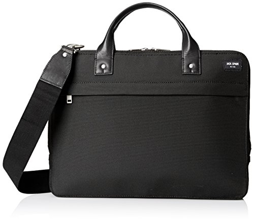 Jack Spade Men's Luggage Nylon Slim Brief, Black, One Size