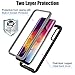 BESINPO Samsung Galaxy A50 Case A50s Case A30s Case, Full-Body Protective Slim Cover Built-in Screen Protector Shockproof Case for Galaxy A50/A50s/A30s(2019 Release) - Black/Clear