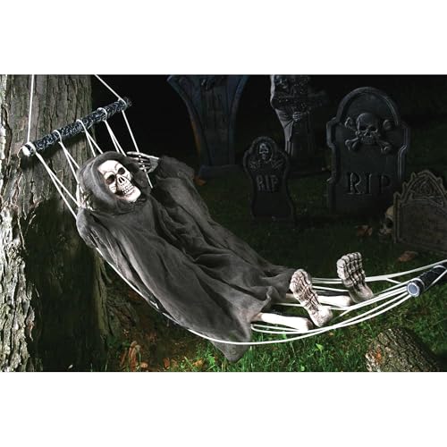 Hammock Reaper Standard Fun World Lazy Bones 64 pouces décoration Halloween - 4
