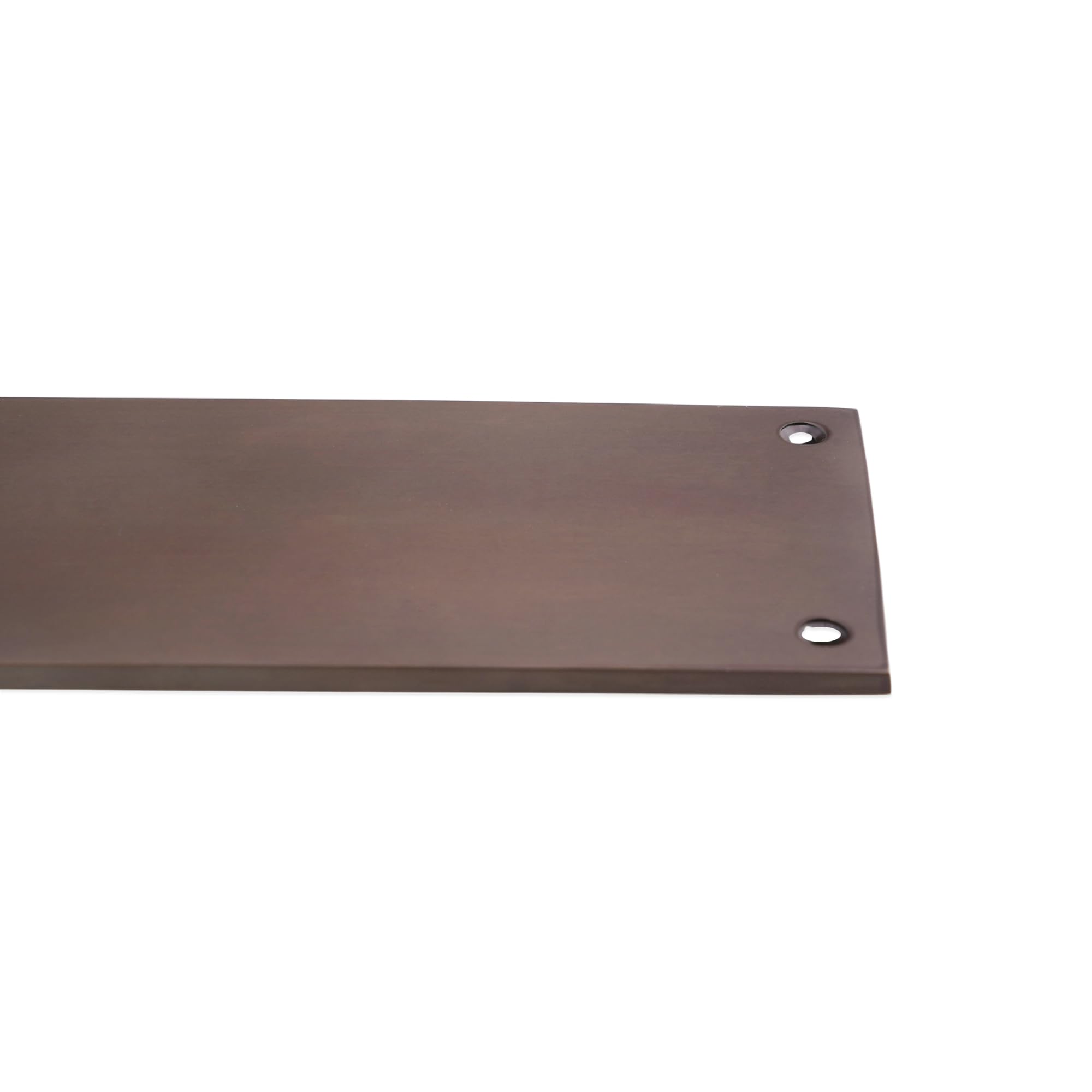 Infinity Decor Plaque de poussée rectangulaire victorienne en laiton massif 5 mm épaisseur bronze vieilli 275 mm x 75 mm