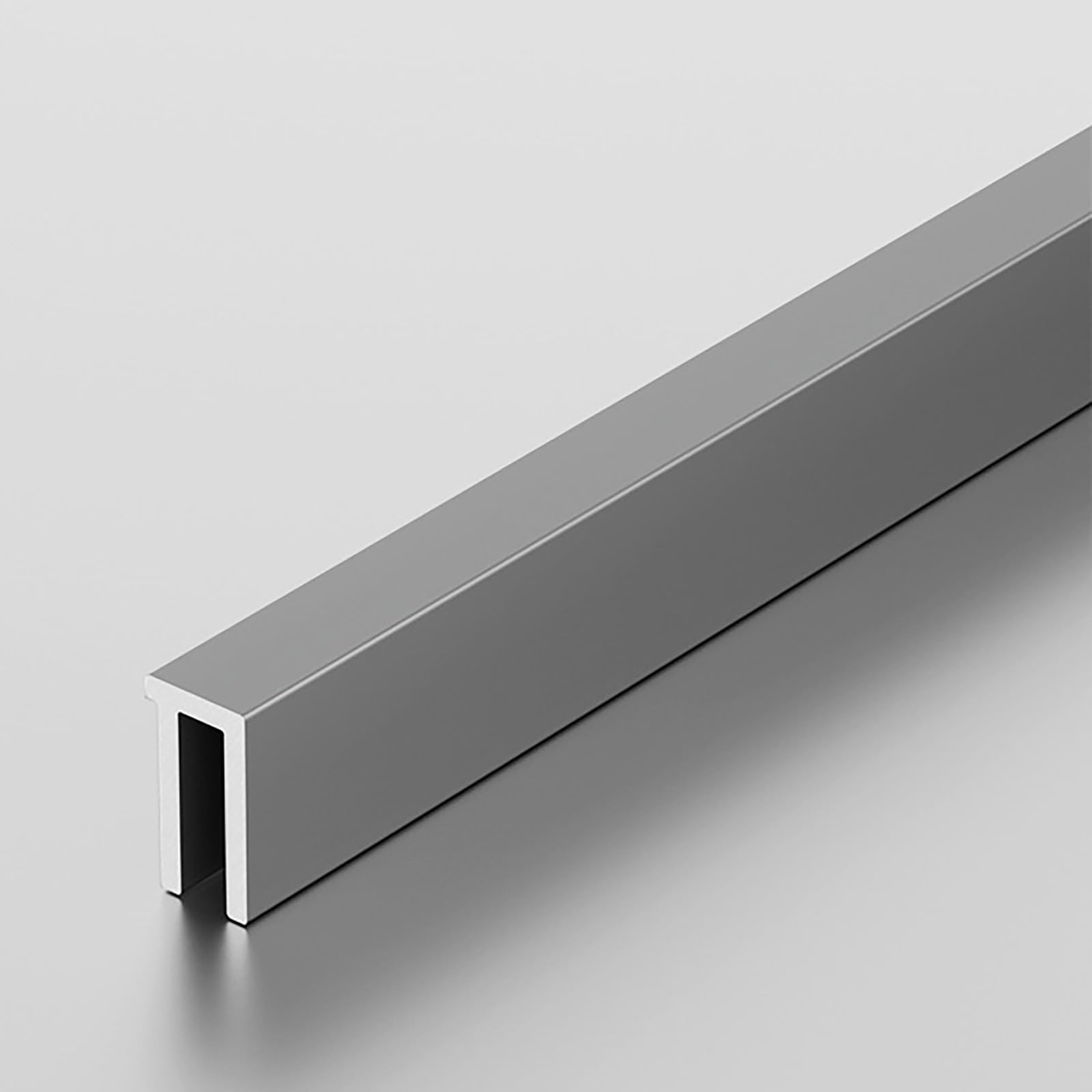 Rodapiés De Aluminio Elegantes, 125cm, Juego De 4, Resistentes Al Desgaste Y A La Luz, Molduras De Suelo Modernas Para Oficina Y Hogar, Decorativos Y Duraderos(Grau)