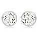 Produktbild Carissima Gold Ohrstecker 9k (375) Weißgold 4mm Rund Zirkonia
